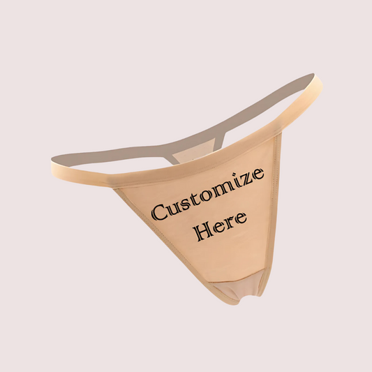 Custom Design Sexy Red Comfy Cotton String Thong