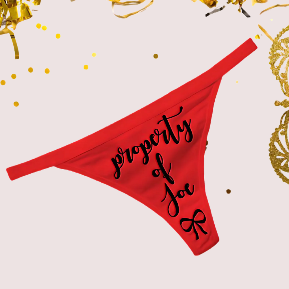♥Personalized Thong Panty ( Image + Text )