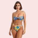 Tropical Bloom High-Cut Bikini Bottom (Bottom Only)