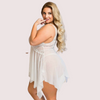 Douce Passion White Lace Trim BabyDoll