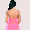 Pure kant babydoll met bijpassende G-string