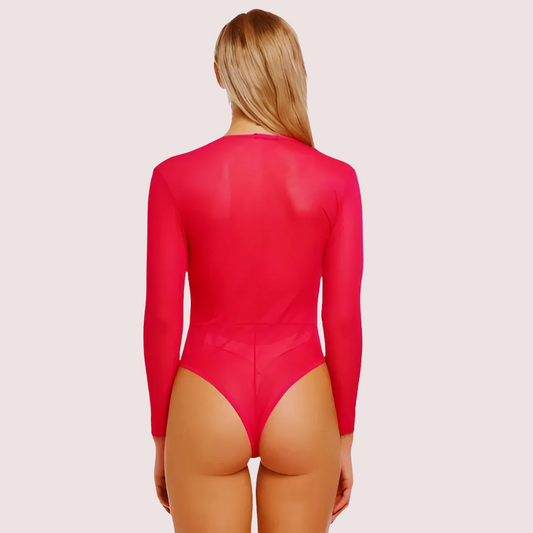 Pure en ondoorzichtig bodysuit voor vrouwen