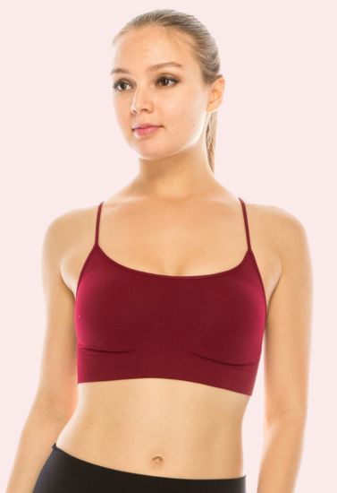 Luxusní lehká sport Bra Bra Pack 2