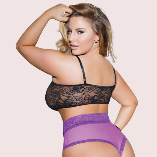 Plus Size Blonder Bralette - Elegant og støttende