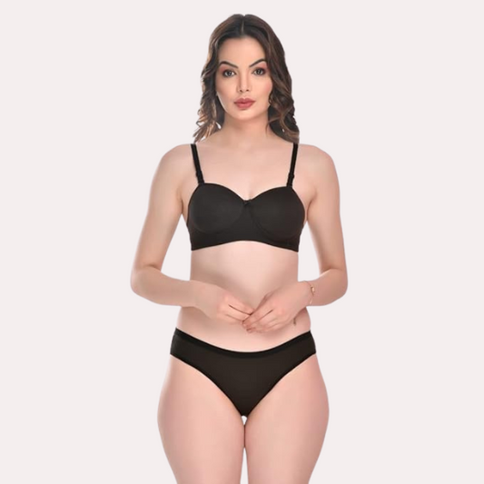 Chic og Comfy Cotton Lingerie Set (2 Pack)