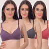 Comfortlift niet-bedrade gevoerde push-up bh 3-pack
