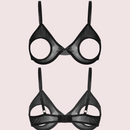 Daring & Sexy Sheer Open Cup Bralette